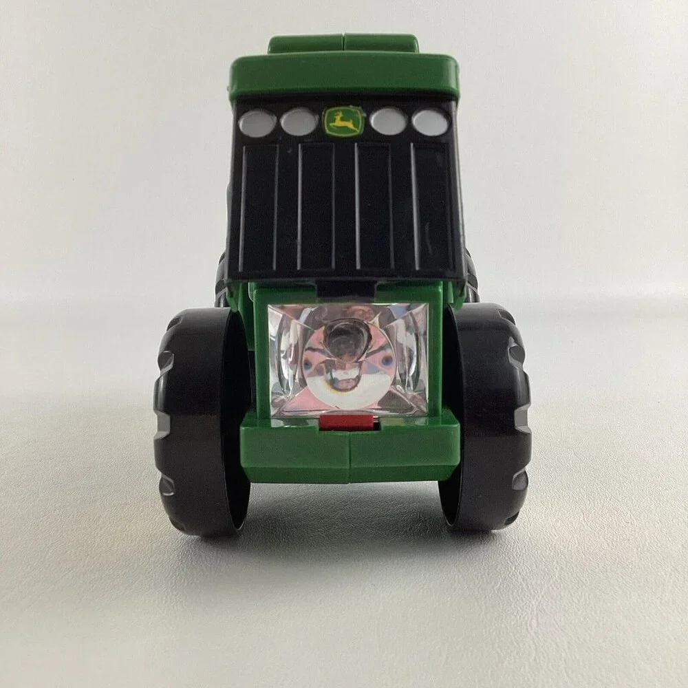 John Deere Farm Tractor Flashlight Green Learning Curve Lights Sounds Campout